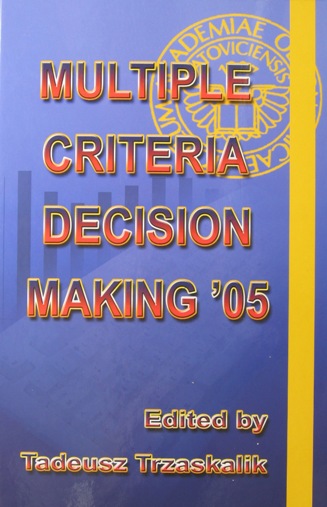 Multiple Criteria Decision Making '05 MCDM'05