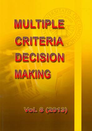 Multiple Criteria Decision Making '13 MCDM'13